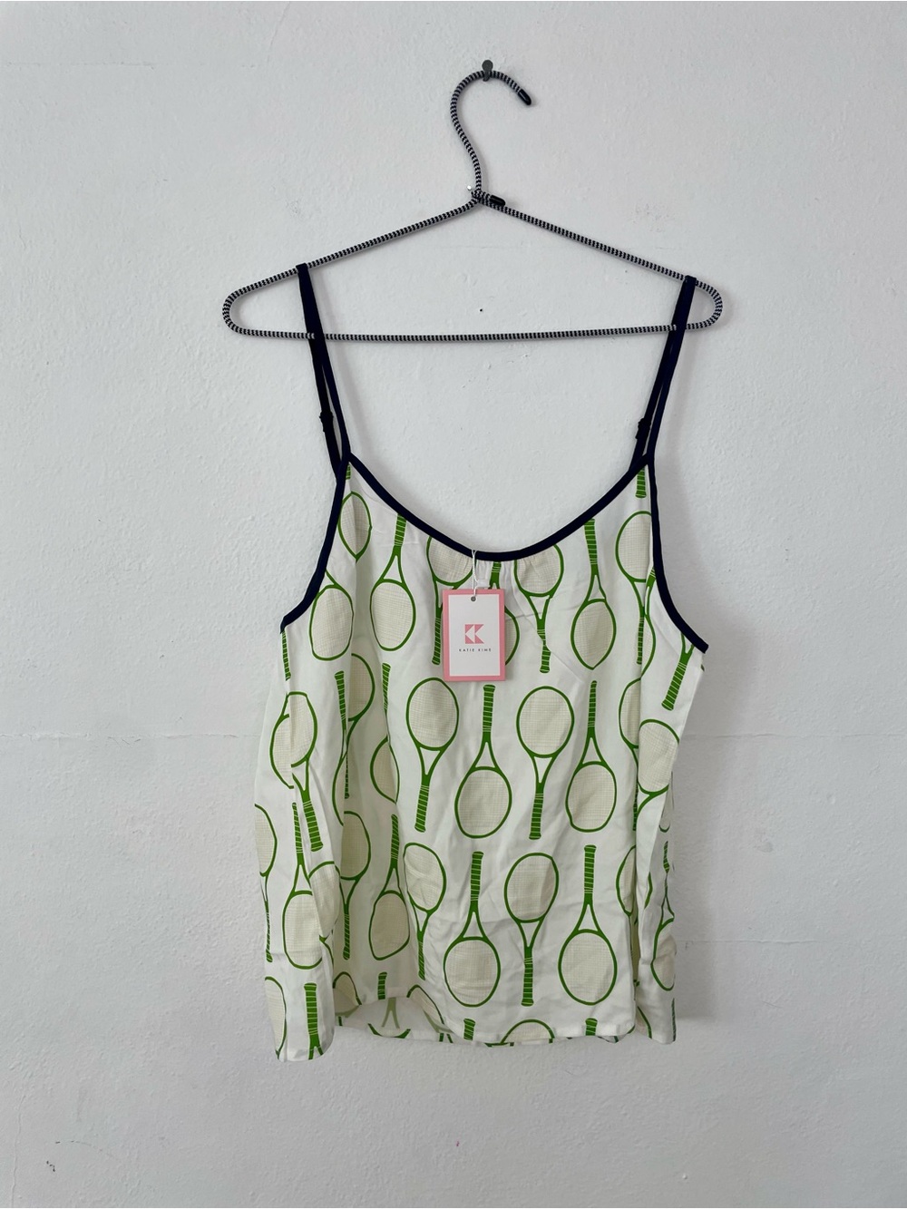 Katie Kime Tennis Print Cami - NWT